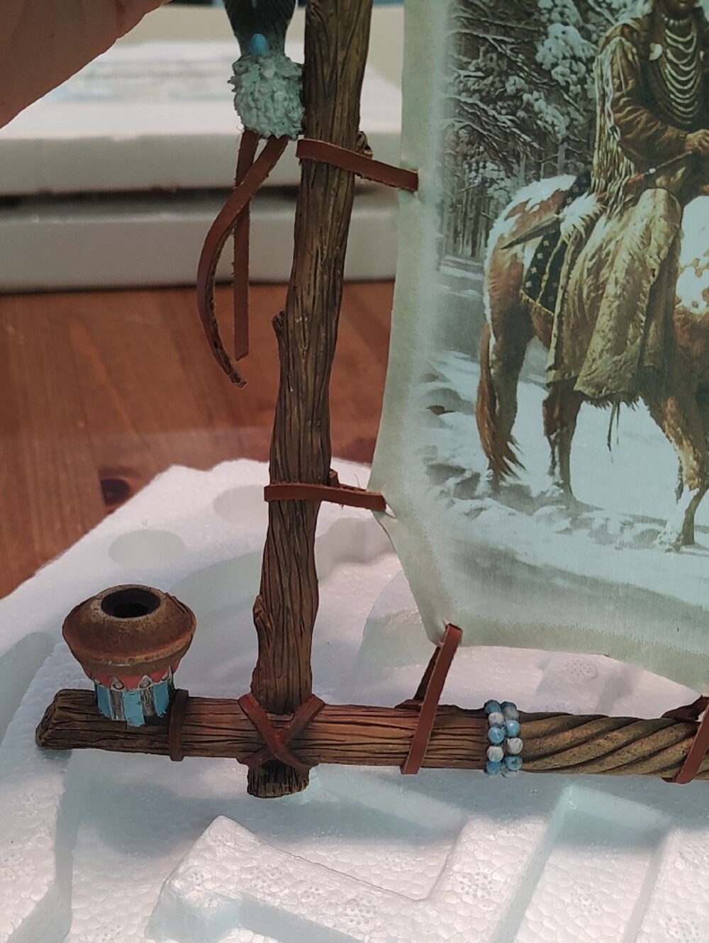 Rustic Western Native Rider Wall Art - Picture 4 of 6